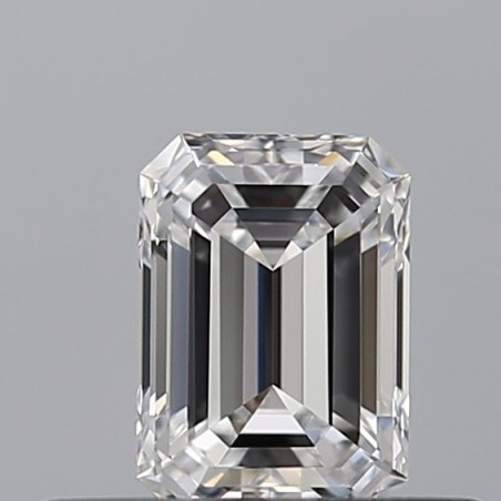 Diament szlif szmaragdowy, 0.4ct, VVS1, D, GIA 2547182021