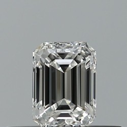 Diament szlif szmaragdowy, 0.3ct, VVS1, E, GIA 2544209805