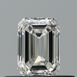 Diament szlif szmaragdowy, 0.4ct, VVS1, F, GIA 1545213663