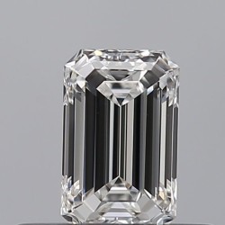 Diament szlif szmaragdowy, 0.4ct, VVS2, E, GIA 2547213747