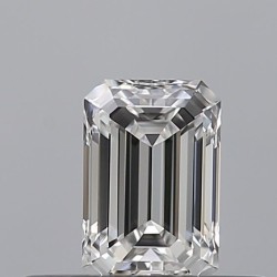 Diament szlif szmaragdowy, 0.33ct, VS1, E, GIA 7546177613