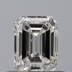 Diament szlif szmaragdowy, 0.5ct, SI2, E, GIA 6545181834