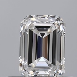 Diament szlif szmaragdowy, 0.55ct, VVS1, D, GIA 2547203501