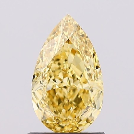 Diament laboratoryjny o barwie fantazyjnej szlif gruszkowy, 1.03ct, VVS2, Fancy Vivid Yellow, IGI LG670431829