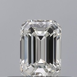Diament szlif szmaragdowy, 0.4ct, VVS2, G, GIA 7542205138