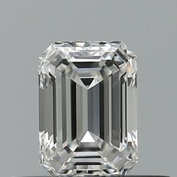 Diament szlif szmaragdowy, 0.42ct, VVS1, F, GIA 6545212093