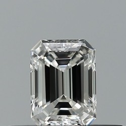 Diament szlif szmaragdowy, 0.3ct, VVS1, F, GIA 2548206661