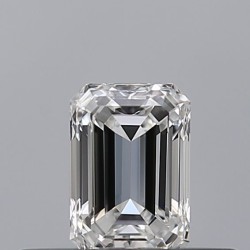 Diament szlif szmaragdowy, 0.3ct, VVS1, E, GIA 6541200021