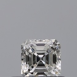 Diament szlif szmaragdowy kwadratowy, 0.32ct, VVS1, F, GIA 7546183757