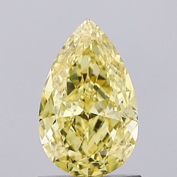 Diament laboratoryjny o barwie fantazyjnej szlif gruszkowy, 1.18ct, VVS2, Fancy Vivid Yellow, IGI LG636466575