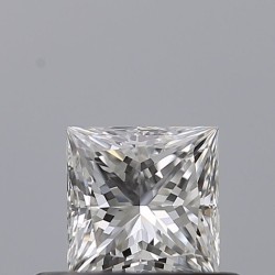 Diament szlif princess, 0.37ct, VVS1, E, GIA 2546256256