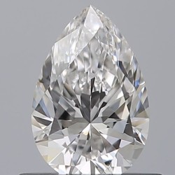 Diament szlif gruszkowy, 0.5ct, VVS1, D, GIA 7546220663