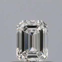 Diament szlif szmaragdowy, 0.5ct, VS2, G, GIA 6542254802