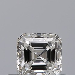 Diament szlif szmaragdowy kwadratowy, 0.33ct, VVS2, F, GIA 6545182189