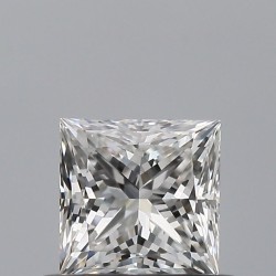 Diament szlif princess, 0.51ct, VVS2, E, GIA 2546211534