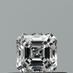 Diament szlif szmaragdowy kwadratowy, 0.34ct, VVS1, D, GIA 6545182239