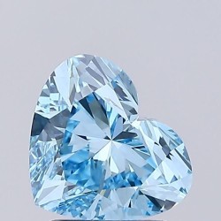 Diament laboratoryjny o barwie fantazyjnej serce, 2ct, VVS2, Fancy Vivid Blue, IGI LG739502341