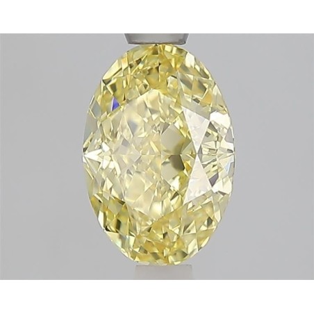 Diament laboratoryjny o barwie fantazyjnej szlif owalny, 1.52ct, VVS2, Fancy Intense Yellow, IGI LG722569566
