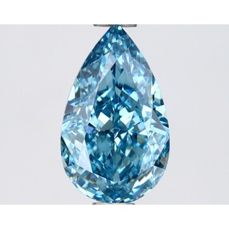 Diament laboratoryjny o barwie fantazyjnej szlif gruszkowy, 1.18ct, VVS2, Fancy Vivid Blue, IGI LG650412169