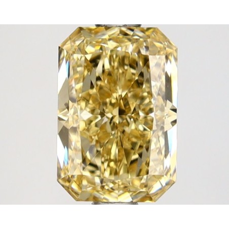 Diament laboratoryjny o barwie fantazyjnej radiant, 1.58ct, VVS2, Fancy Yellow, IGI LG665441638