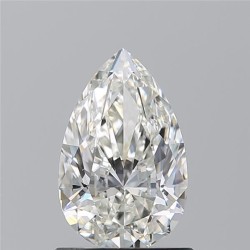 Diament szlif gruszkowy, 0.9ct, VS2, H, GIA 1539925580