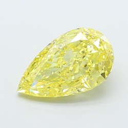 Diament laboratoryjny o barwie fantazyjnej szlif gruszkowy, 2.03ct, VVS2, Fancy Yellow, IGI LG750594726