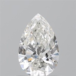 Diament szlif gruszkowy, 0.71ct, VS2, H, GIA 1538875124