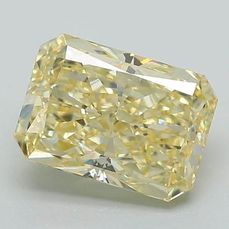 Diament laboratoryjny o barwie fantazyjnej radiant, 2.74ct, VVS2, Fancy Intense Yellow, IGI LG650486396