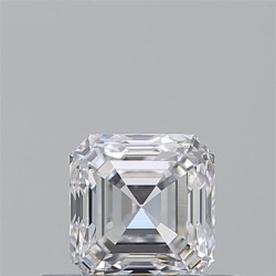 Diament asscher, 0.51ct, VS1, D, GIA 7546111647