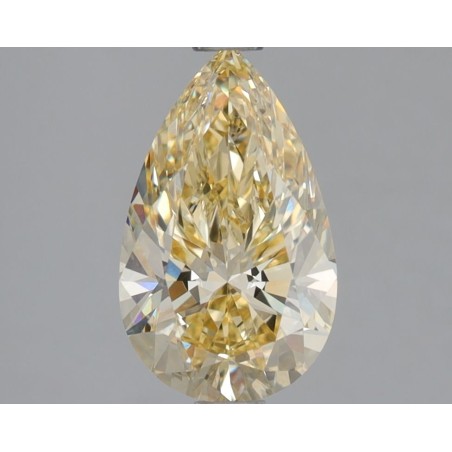 Diament laboratoryjny o barwie fantazyjnej szlif gruszkowy, 1.64ct, VVS2, Fancy Yellow, IGI LG626487740