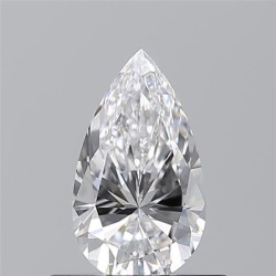 Diament szlif gruszkowy, 0.5ct, VVS1, D, GIA 7546112143