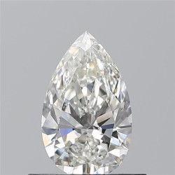 Diament szlif gruszkowy, 0.52ct, VS1, H, GIA 1543111158