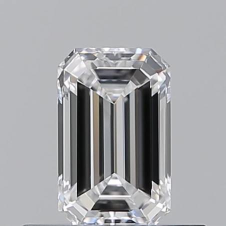 Diament szlif szmaragdowy, 0.5ct, VVS1, D, GIA 6542122821