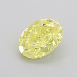 Diament laboratoryjny o barwie fantazyjnej szlif owalny, 1.07ct, VVS2, Fancy Yellow, IGI LG740511287