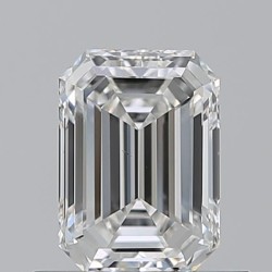 Diament szlif szmaragdowy, 0.7ct, VS1, H, GIA 6542111691