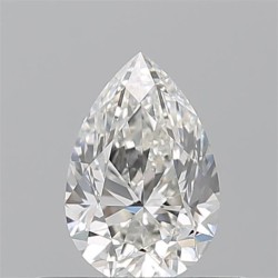 Diament szlif gruszkowy, 0.5ct, VVS1, H, GIA 2544112117