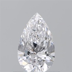 Diament szlif gruszkowy, 0.53ct, VS2, D, GIA 2235801187
