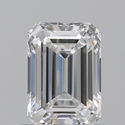 Diament szlif szmaragdowy, 0.71ct, VS2, F, GIA 6542110131