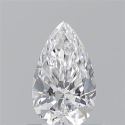 Diament szlif gruszkowy, 0.54ct, VS1, D, GIA 7548110932