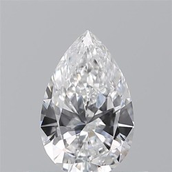 Diament szlif gruszkowy, 0.5ct, SI1, D, GIA 6233801285