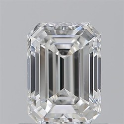 Diament szlif szmaragdowy, 0.9ct, VS2, G, GIA 1543122404