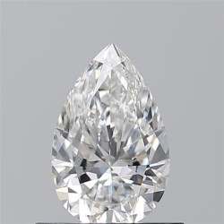Diament szlif gruszkowy, 0.6ct, VVS1, E, GIA 2548110639