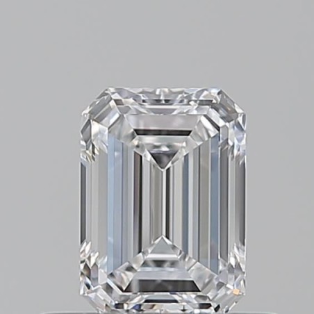 Diament szlif szmaragdowy, 0.5ct, VVS1, D, GIA 7546122550