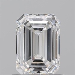 Diament szlif szmaragdowy, 0.9ct, VS2, E, GIA 1543140062