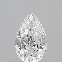 Diament szlif gruszkowy, 0.51ct, SI1, D, GIA 7541124615