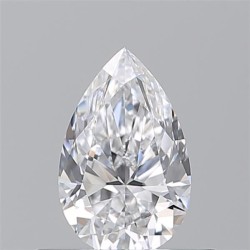 Diament szlif gruszkowy, 0.5ct, VVS2, D, GIA 2546141335