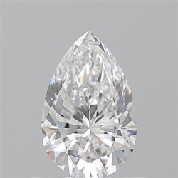 Diament szlif gruszkowy, 0.6ct, VVS2, E, GIA 1547142847