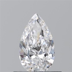 Diament szlif gruszkowy, 0.5ct, VS2, D, GIA 6542141520