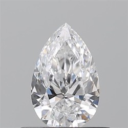Diament szlif gruszkowy, 0.51ct, VS1, D, GIA 7543142357