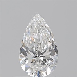 Diament szlif gruszkowy, 0.52ct, VVS2, F, GIA 6545142869